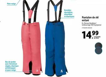 Lidl Pantalon De Ski Enfant offre