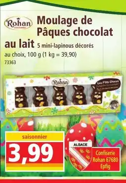 Norma ROHAN Moulage de Pâques chocolat offre