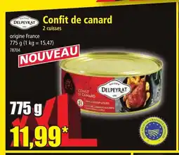 Norma DELPEYRAT Confit de canard offre