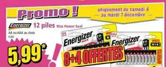 12 Piles Max Power Seal Energizer