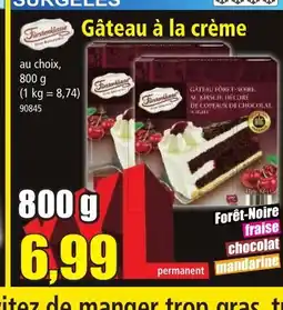 Norma Gâteau à la crème offre