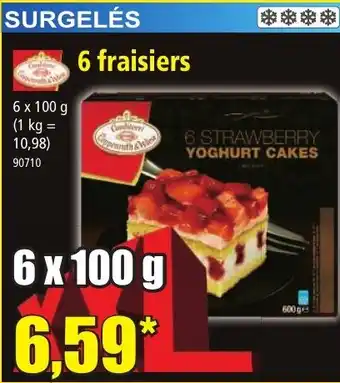 Norma 6 fraisiers offre