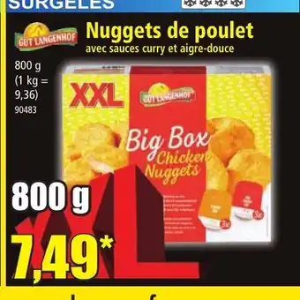 Norma Nuggets de poulet offre