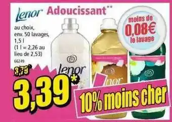 Norma Adoucissant Lenor offre
