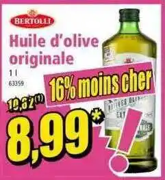 Norma Huile D'olive Originale Bertolli offre