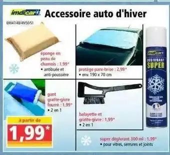 Norma Accessoire Auto D'hiver Imdi Car offre