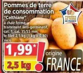 Norma Pommes De Terre De Consommation offre