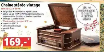 Norma Chaîne Stéréo Vintage offre