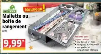 Norma Mallette Ou Boîte De Rangement Toptex offre