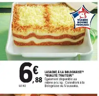 E.Leclerc Lasagne à La Bolognaise offre