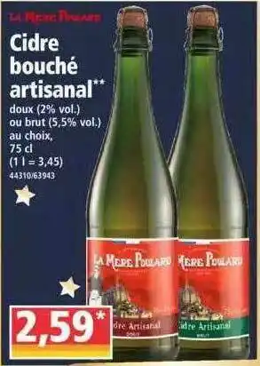 Norma Cidre Bouché Artisanal offre