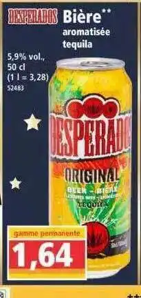 Norma Bière Aromatisée Tequila Desperados offre