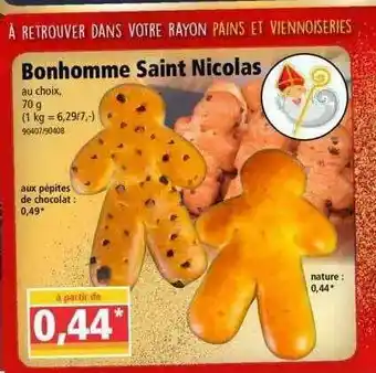 Norma Bonhomme Saint Nicolas offre