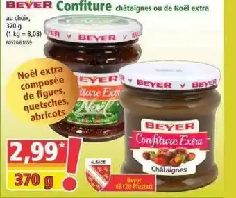 Norma Confiture Châtaignes Ou De Noël Extra Beyer offre