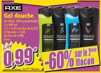 Norma Gel Douche Axe offre