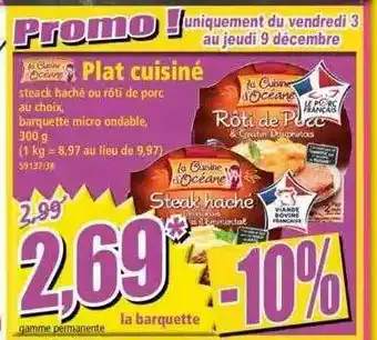Plat Cuisiné La Cuisine D'océane