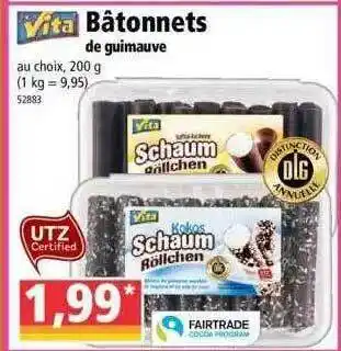 Bâtonnets De Guimauve Vita