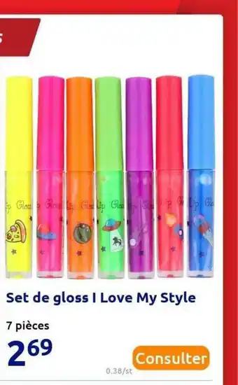 Action Set De Gloss I Love My Style offre