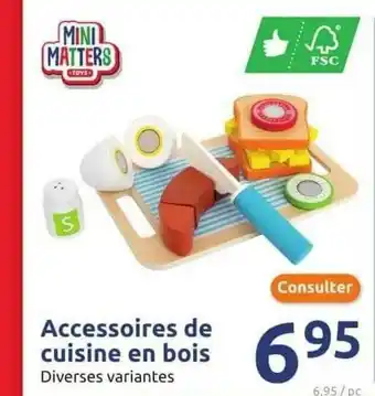 Action Accessoires De Cuisine En Bois offre