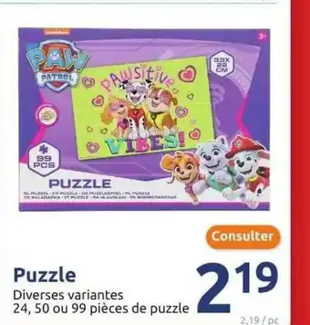 Action Puzzle offre