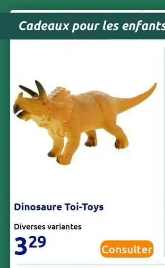 Action Dinosaure Toi-toys offre