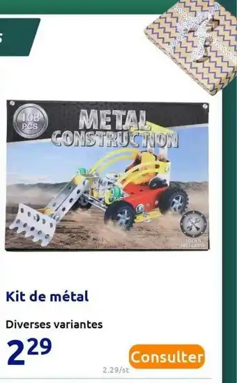 Action Kit De Métal offre
