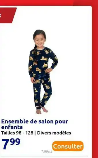 Action Ensemble De Salon Pour Enfants offre