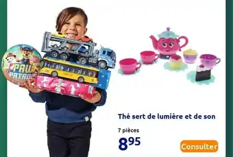 Action Thé Sert De Lumière Et De Son offre