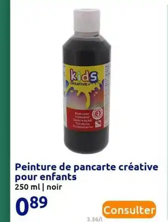 Action Peinture De Pancarte Créative Pour Enfants offre