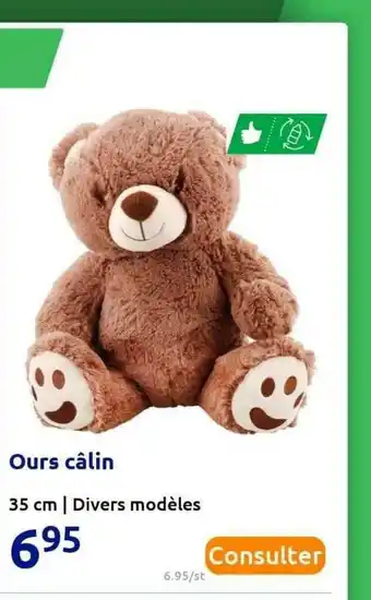 Action Ours Câlin offre