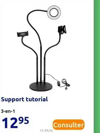 Action Support Tutorial offre