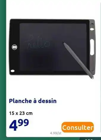 Action Planche à Dessin offre