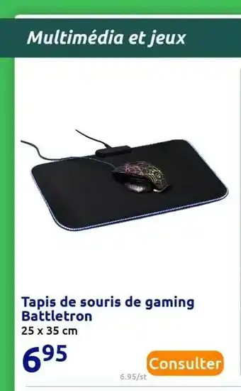 Action Tapis De Souris De Gaming Battletron offre