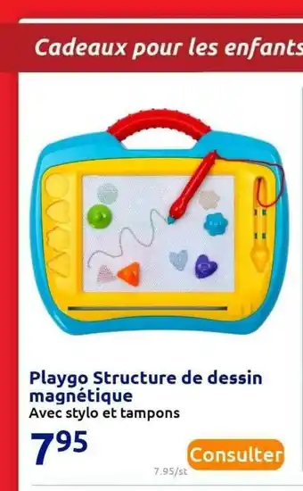 Action Playgo Structure De Dessin Magnétique offre