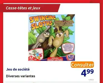 Action Jeu De Société offre