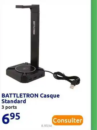 Action Battletron Casque Standard offre