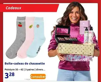 Boîte-cadeaux De Chaussette
