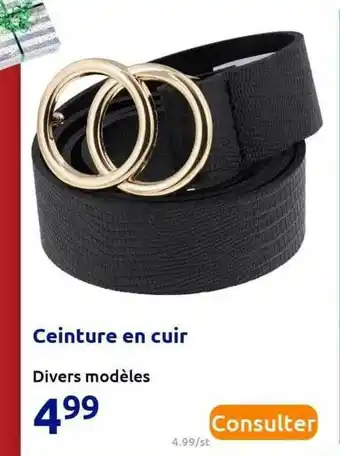 Action Ceinture En Cuir offre