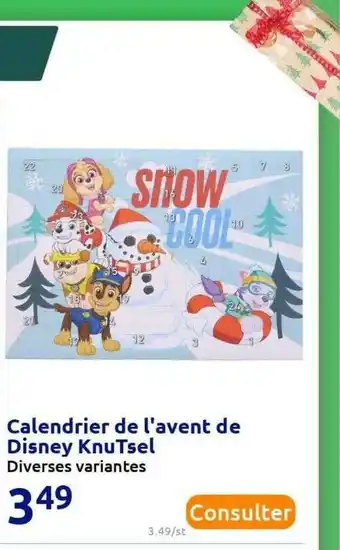 Action Calendrier De L'avent De Disney KnuTsel offre