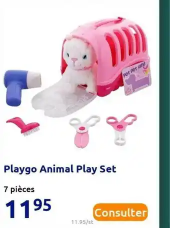 Action Playgo Animal Play Set offre