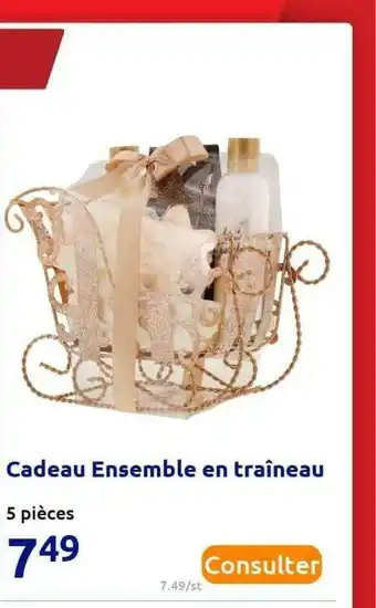 Action Cadeau Ensemble En Traîneau offre