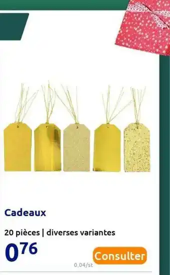 Action Cadeaux offre