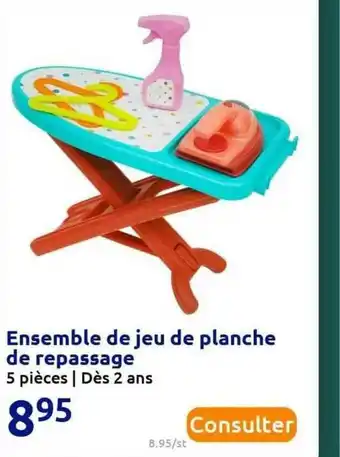 Action Ensemble De Jeu De Planche De Repassage offre