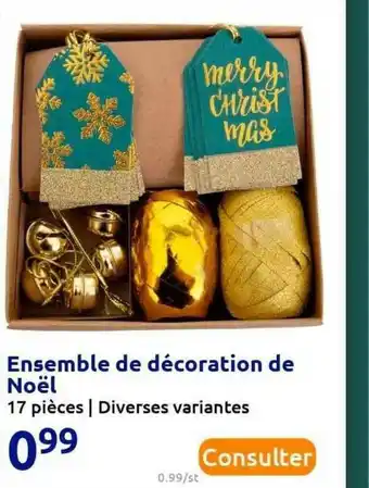 Ensemble De Décoration De Noël