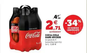 Coca-cola Sans Sucres