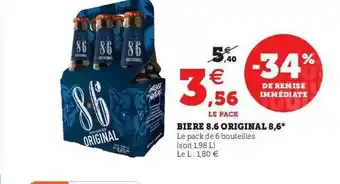 U Express Bière 8.6 Original 8,6° offre