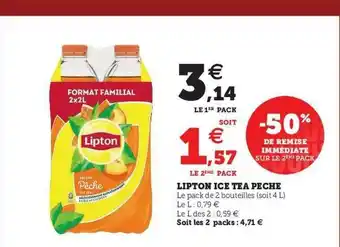 U Express Lipton Ice Tea Pêche offre