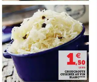 U Express Choucroute Cuisinée Au Vin Blanc offre