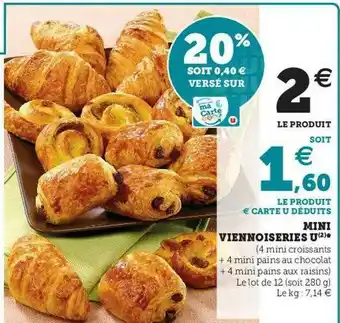 U Express Mini Viennoiseries U offre
