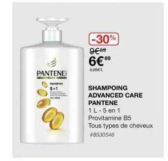 Costco Shampoing Advanced Care Pantene offre